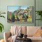 Landscape near Nice, c. 1918 - Floater Framed Canvas Print