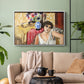 Woman Seated in an Armchair, c. 1920 - Floater Framed Canvas Print