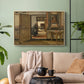 Interior of the Terninck Institution in Antwerp, 1884 - Floater Framed Canvas Print