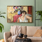 Woman Seated in an Armchair, c. 1920 - Floater Framed Canvas Print