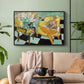 Seated Woman with Flower, 1942 - Floater Framed Canvas Print