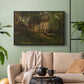 German Farm, 1859 - Floater Framed Canvas Print