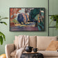 The Luxembourg Gardens, 1901 - Floater Framed Canvas Print