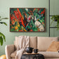 In the Rain, 1912 - Floater Framed Canvas Print