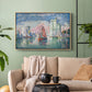 Entrance to the Port of La Rochelle, 1921 - Floater Framed Canvas Print