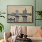 Two Schooners, Gloucester, c. 1880 - Floater Framed Canvas Print