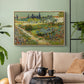 Garden at Arles, 1888 - Floater Framed Canvas Print