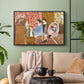 The Piano Lesson, 1923 - Floater Framed Canvas Print