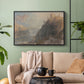 Rheinfels Looking to Katz and Gourhausen, 1817 - Floater Framed Canvas Print
