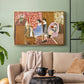 The Piano Lesson, 1923 - Floater Framed Canvas Print