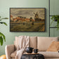 The Potato Harvest, c. 1875 - Floater Framed Canvas Print