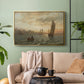 View from the Oslofjord, 1866 - Floater Framed Canvas Print