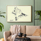 Cat (Le chat), c. 1961 - Floater Framed Canvas Print