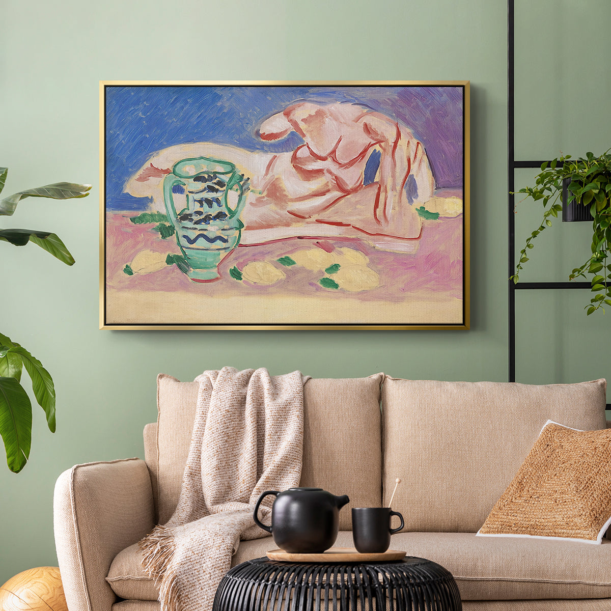 Ilyssus from the Parthenon, 1908 - Floater Framed Canvas Print