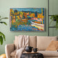 Study for Autumn Landscape with Boats, 1908 - Floater Framed Canvas Print