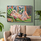 Odalisque Couchée Aux Magnolias, c. 1923 - Floater Framed Canvas Print