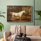 Grey Arabian Stallion, Property of Sir Watkin Williams-Wynn, c. 1817 - Floater Framed Canvas Print
