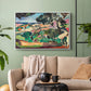 Landscape at Collioure, 1907 - Floater Framed Canvas Print