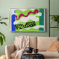 The Lagoon (Le lagon), from Jazz, 1947 - Floater Framed Canvas Print