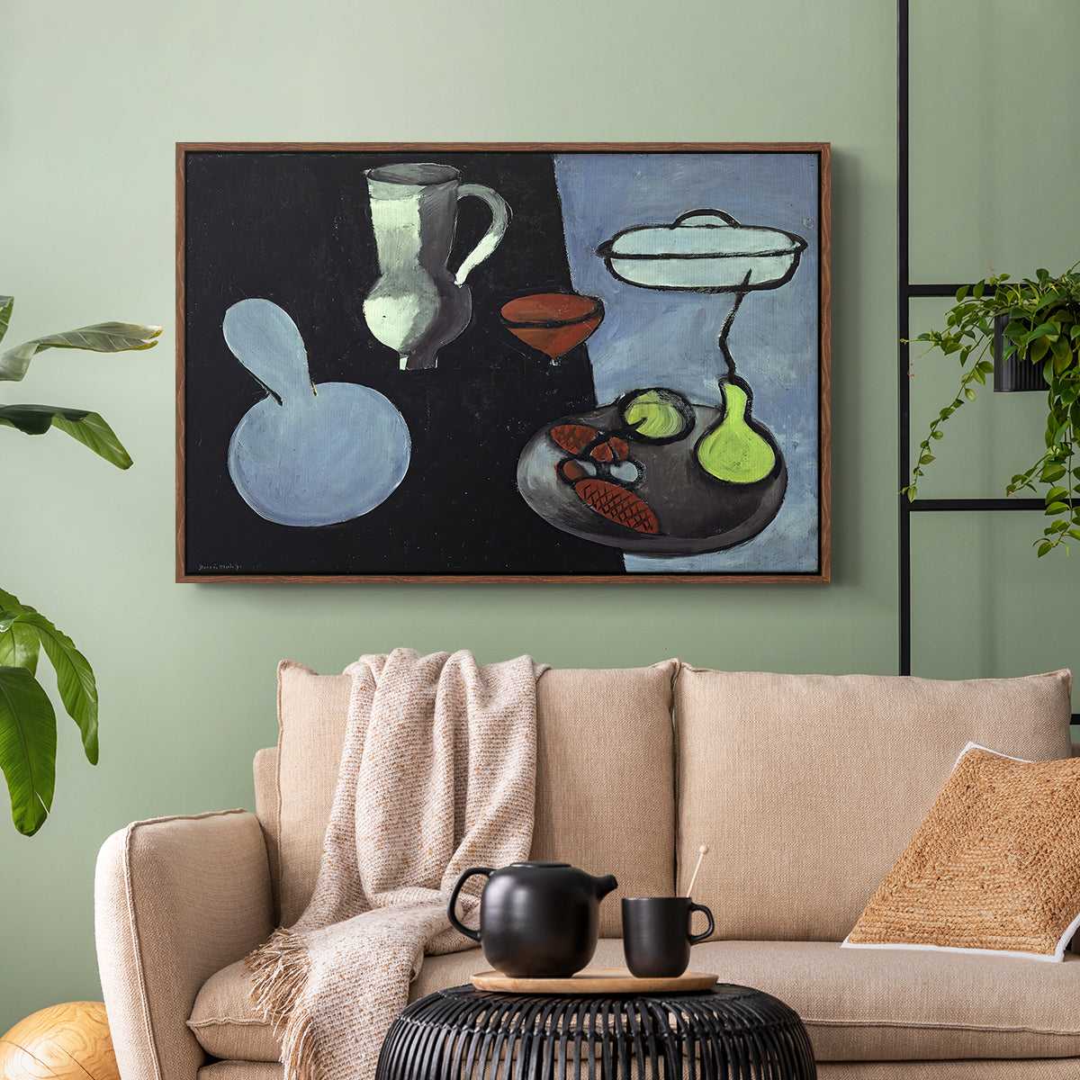 The Gourds (Les coloquintes), 1916 - Floater Framed Canvas Print
