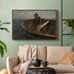Fishermen from Rügen, 1882 - Floater Framed Canvas Print