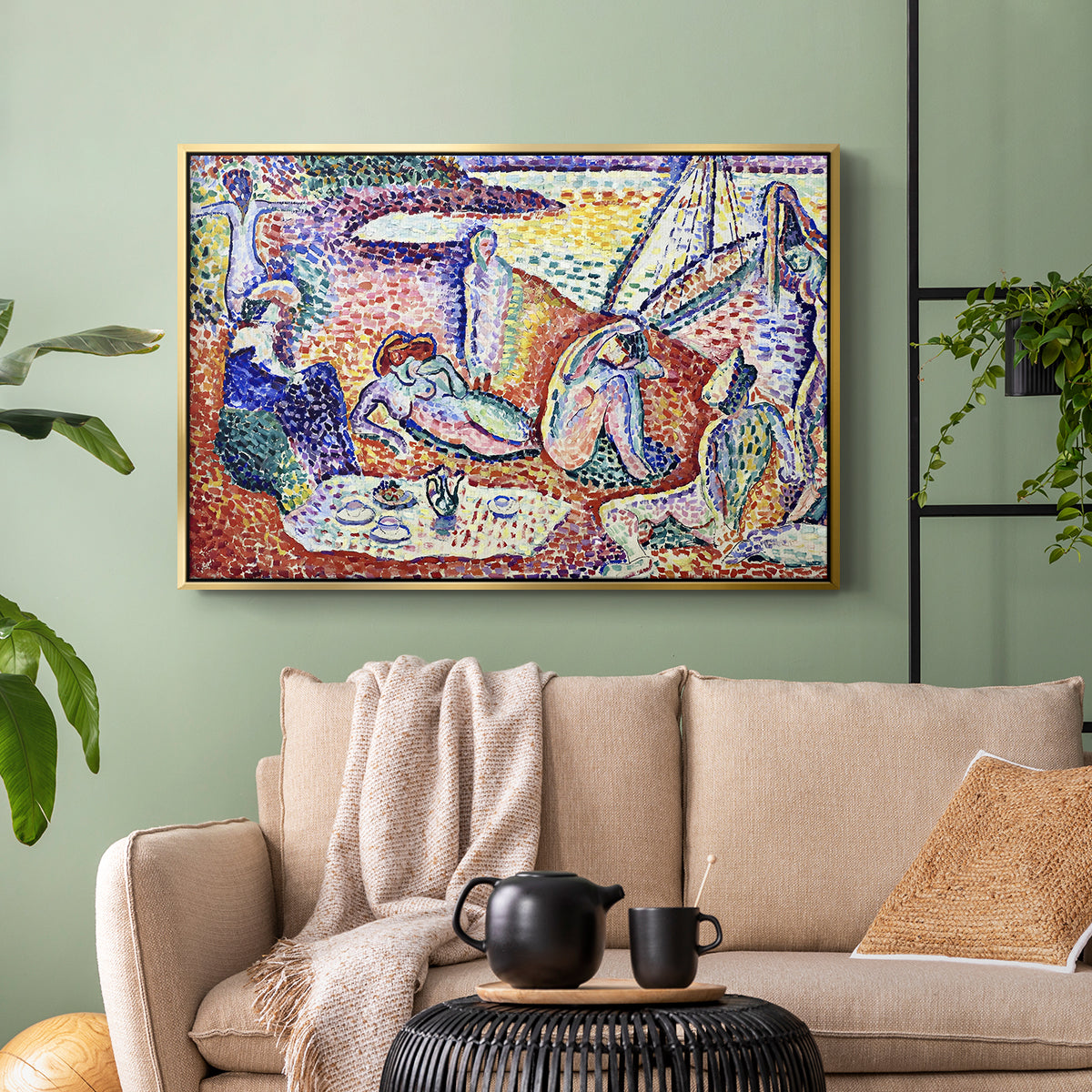 Luxe, Calme et Volupté, 1904 - Floater Framed Canvas Print