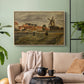 The Potato Harvest, c. 1875 - Floater Framed Canvas Print