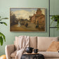The Country House of Gustave Coûteaux, 1871 - Floater Framed Canvas Print