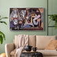Women of Algiers (Version O), 1955 - Floater Framed Canvas Print