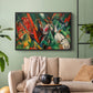 In the Rain, 1912 - Floater Framed Canvas Print