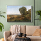 Souvenir of Roquemaure in the Gard, c. 1853 - Floater Framed Canvas Print