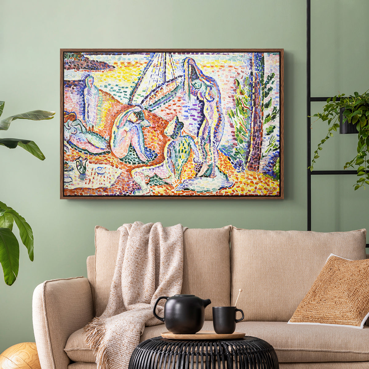 Luxe, Calme et Volupté, 1904 - Floater Framed Canvas Print