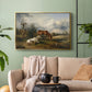 Two Horses on the Pasture, c. 1825 - Floater Framed Canvas Print