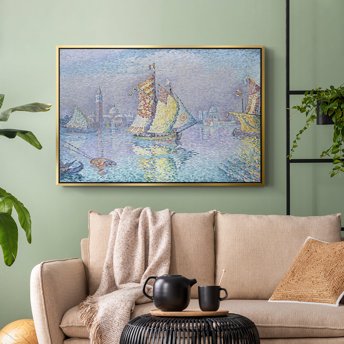 Venice, the Yellow Sail, 1904 - Floater Framed Canvas Print