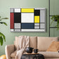 Composition with Yellow, Red, Black, Blue, and Gray, 1920 - Floater Framed Canvas Print