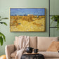 Wheat Field with Sheaves (Harvest in Provence), 1888 - Floater Framed Canvas Print