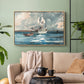 Sloop, Nassau, 1899 - Floater Framed Canvas Print