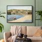 The Riverbank, Les Andelys, 1886 - Floater Framed Canvas Print