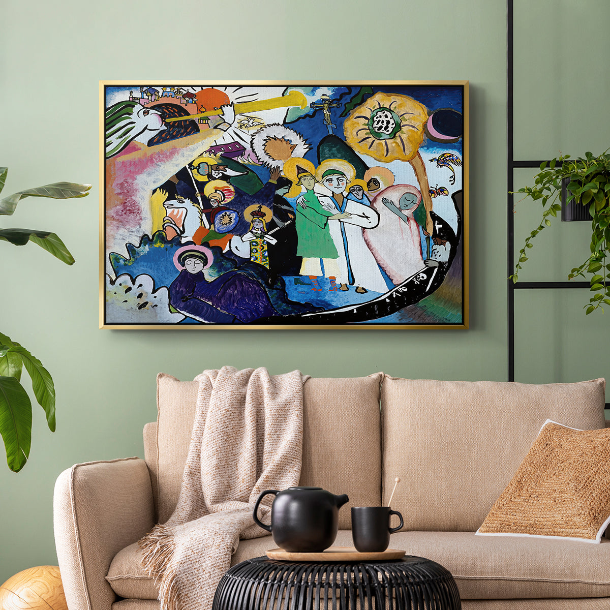 All Saints Day I, 1911 - Floater Framed Canvas Print