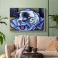 Cat Playing with a Ball, 1945-1950 - Floater Framed Canvas Print