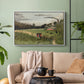 The Chair Factory at Alfortville, 1897 - Floater Framed Canvas Print