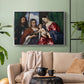 Madonna and Child with Saints Dorothy and George, c. 1516 - Floater Framed Canvas Print