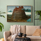 The Tower of Babel, c. 1568 - Floater Framed Canvas Print