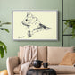 Cat (Le chat), c. 1961 - Floater Framed Canvas Print