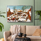 Massacre of the Innocents, c. 1565-1567 - Floater Framed Canvas Print