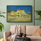 The Yellow House (The Street), 1888 - Floater Framed Canvas Print