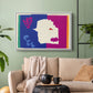 The Wolf (Le loup), from Jazz, 1947 - Floater Framed Canvas Print