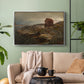 A Fisherman's Home, Lillesand, 1858 - Floater Framed Canvas Print