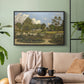 The Painter's Garden at Saint-Privé, 1886 - Floater Framed Canvas Print