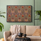 Snakeshead - Red/Cumin, c. 1876 - Floater Framed Canvas Print